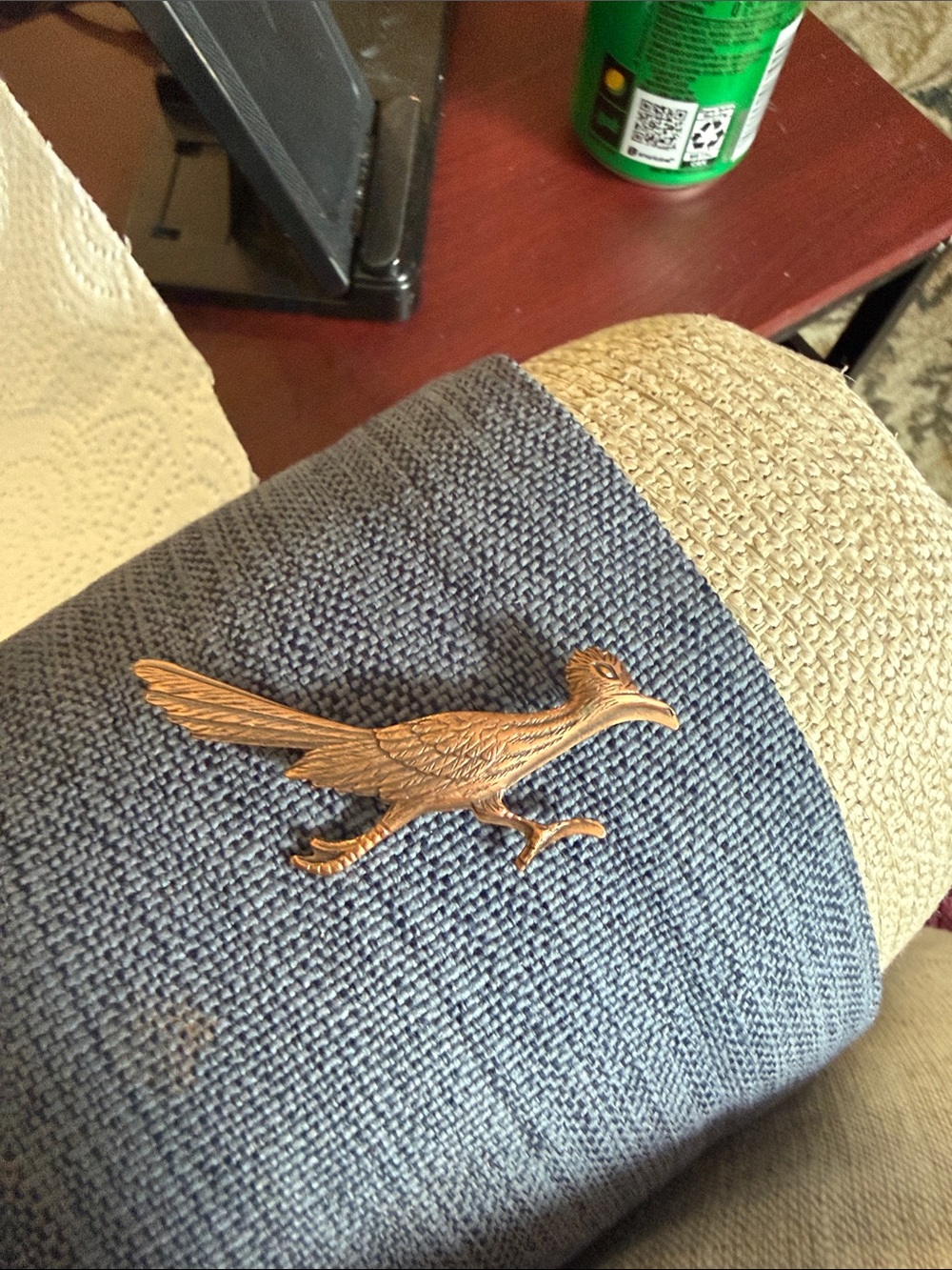 Decorative Metal Roadrunner Accent - Gold Finish